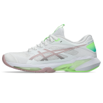 Asics Gel Solution Speed FF4 Clay 1042A305-100 White Womens Tennis Shoes