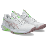 Asics Gel Solution Speed FF4 1042A307-100 White Womens Tennis Shoes