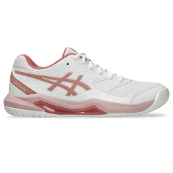 ASICS Gel-Dedicate 8 1042A237-106 White/Rose Ladies Tennis Shoes