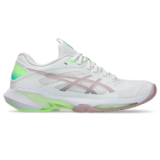 Asics Solution Speed FF4 1042A307-102 White Womens Tennis Shoes
