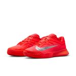 Nike Zoom Vapor Pro 3 HC Premium HQ2550-600 Bright Crimson/Metallic Silver Ladies Tennis Shoe