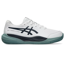 Asics Gel Resolution X Clay GS 1044A080-103 White Junior Tennis Shoes