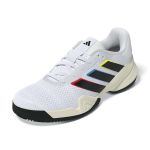 Adidas Barriacde K KI3607 White Junior Tennis Shoes Adidas Barriacde K KI3607 White Junior Tennis Shoes