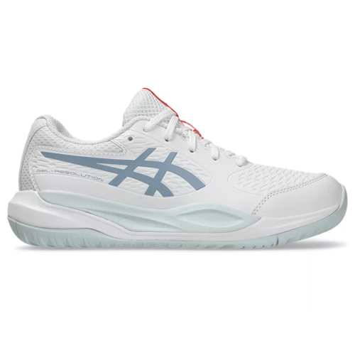 Asics Gel Resolution X GS 1044A081-102 White Junior Tennis Shoes