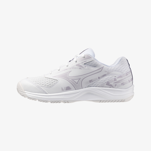 Mizuno Stealth star 3 white junior netball shoe