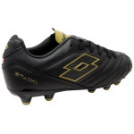 Lotto Stadio 705 FG Black Junior Football Boots Lotto Stadio 705 FG Black Junior Football Boots