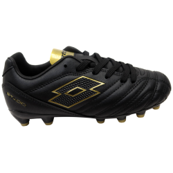 Lotto Stadio 705 FG Black Junior Football Boots