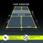FCX Pickleball Court Markers