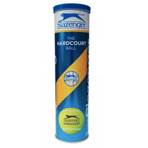 SLAZENGER Hardcourt Tennis Balls 4 Ball Tin SLAZENGER Hardcourt Tennis Balls 4 Ball Tin