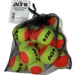 LUFT Stage 2 Orange 2-Tone Low Compression Tennis Balls (12-Pack)