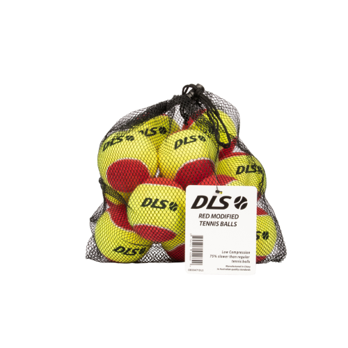 LUFT Stage 3 Red 2-Tone Low Compression Tennis Balls (12-Pack)