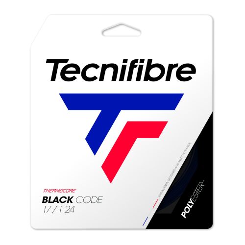 Tecnifibre Blackcode 1.24mm 12.2m Set Black Tecnifibre Blackcode 1.24mm 12.2m Set Black