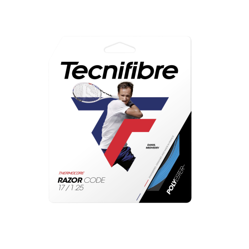 TECNIFIBRE Razorcode 1.20MM 12.2 set Blue Tennis String TECNIFIBRE Razorcode 1.20MM 12.2 set Blue Tennis String