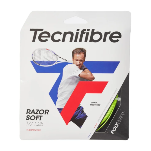 Tecnifibre Razor soft 1.25mm 12.2m set lime Tecnifibre Razor soft 1.25mm 12.2m set lime