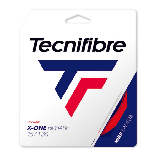 Tecnifibre X1 Biphase 1.30mm 12.2m set Red