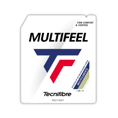 Tecnifibre Multifeel 1.25mm Natural Tennis String Tecnifibre Multifeel 1.25mm Natural Tennis String