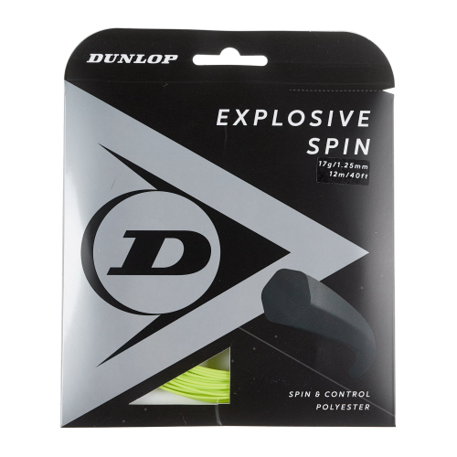 Dunlop Explosive Spin 1.30mm 12m Set Yellow Dunlop Explosive Spin 1.30mm 12m Set Yellow