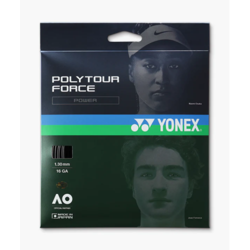 Yonex Poly Tour Force 1.30mm 12m set Black