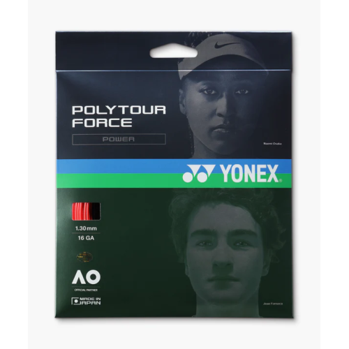 Yonex Poly Tour Force 1.30mm 12m set Red