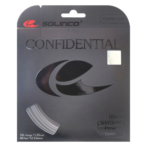 Solinco Confidential 1.25mm 12.2m Set Tennis String Solinco Confidential 1.25mm 12.2m Set Tennis String