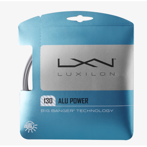 Luxilon Alu Power Big Banger 1.30mm 12m set silver 