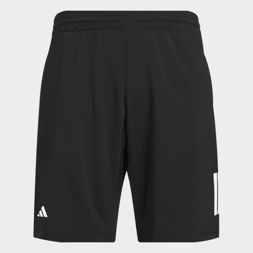 Adidas Club 3 Stripe Hr4236 Black Boys Tennis Shorts