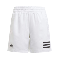 Adidas Club 3 Stripe Short JI9253 White Junior Tennis Shorts