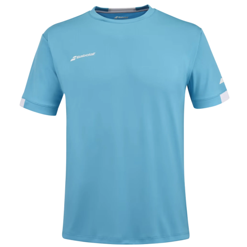 Babolat Play Crew Neck Tee Cyan Blue – Boys Babolat Play Crew Neck Tee Cyan Blue – Boys