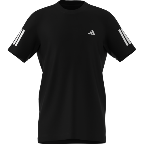 Adidas Club 3Stripe Tee JI9250 Black Boys Tennis T Shirt Adidas Club 3Stripe Tee JI9250 Black Boys Tennis T Shirt