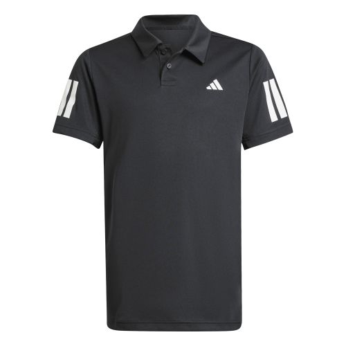 Adidas Club 3‑Stripe Polo – JI9263 Black (Junior Boys)