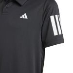 Adidas Club 3‑Stripe Polo – JI9263 Black (Junior Boys)