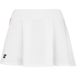 Babolat Play Skirt White/Orange – Girls