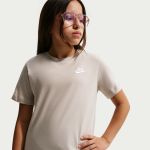 Nike Embroidered Futura T-Shirt FZ5177-236 Cream Junior Nike Embroidered Futura T-Shirt FZ5177-236 Cream Junior