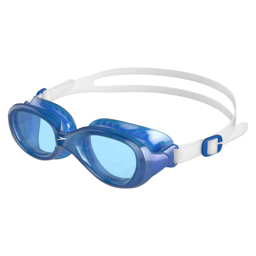 Speedo Futura Classic Clear/Neon Blue Junior Goggles
