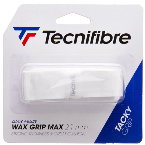 Tecnifibre Wax Grip Max White Replacement Grip Tecnifibre Wax Grip Max White Replacement Grip