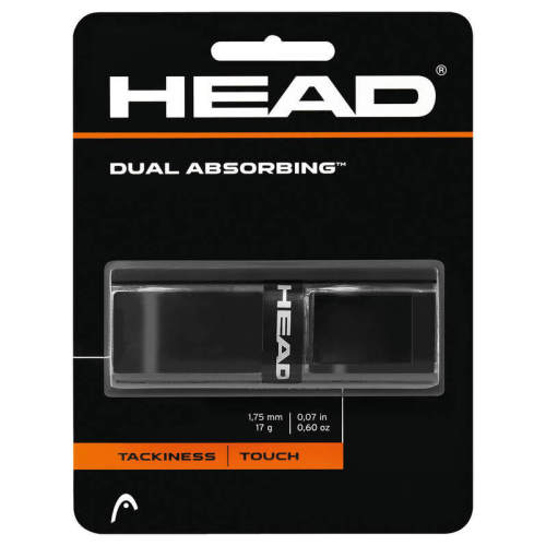 Head Dual Absorbing Black Replacement Grips