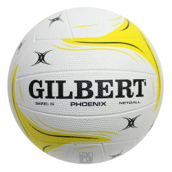 Gilbert Phoenix Netball White Size 5
