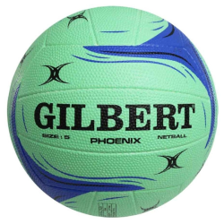 Gilbert Phoenix Trainer Netball Mint Size 5