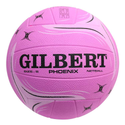 Gilbert Phoenix Trainer Netball Pink Size 4