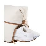 Wilson RF Lawn Collection Practice Duffle Bag Cream