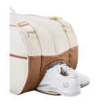 Wilson RF Lawn Collection Tournament Bag Cream