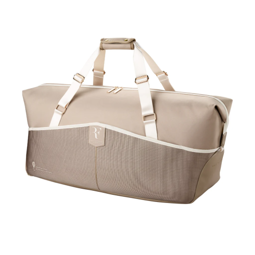 Wilson RF 01 Hall Of Fame TNS Duffel WRB0000701 Tan Tennis Bag - Presale Wilson RF 01 Hall Of Fame TNS Duffel WRB0000701 Tan Tennis Bag - Presale