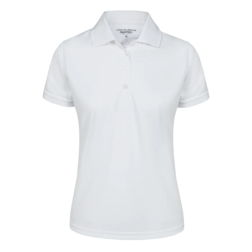 Sporte Leisure AERO Plain Polo (SPLAER) – White (Womens)