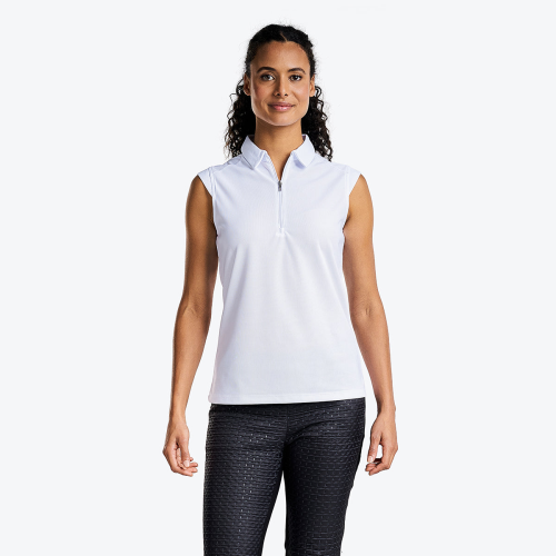 Nivo Nikki II Sleeveless Polo NV4211101 White Womens Nivo Nikki II Sleeveless Polo NV4211101 White Womens