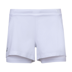 BABOLAT EXERCISE SHORT WHITE LADIES TENNIS