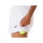 Asics court 2-N-1 short 2042A375-100 white ladies short
