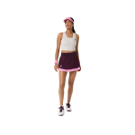 Asics Match Mesh Skirt 2042A455-500 Dark Aubergine Womens Tennis Skirt