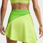 Nike NKCT DriFit Slam Skirt HR OZ II3233-307 Green Womens Tennis Skirt