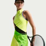 Nike NKCT DriFit Slam Skirt HR OZ II3233-307 Green Womens Tennis Skirt