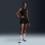 Nike DriFit Advantage Pleated Skirt FZ6512-010 Black Womens Tennis Nike DriFit Advantage Pleated Skirt FZ6512-010 Black Womens Tennis